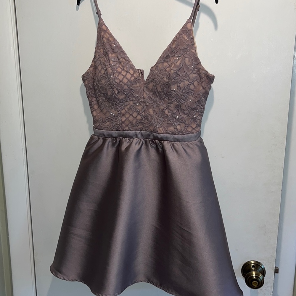 Emerald Sundae Purple Mini Dress